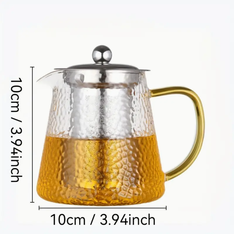 Glass Teapot - 15oz Large Capacity