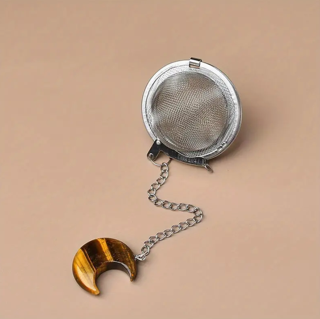 Crystal Moon Tea Infuser, Loose Leaf Tea Steeper