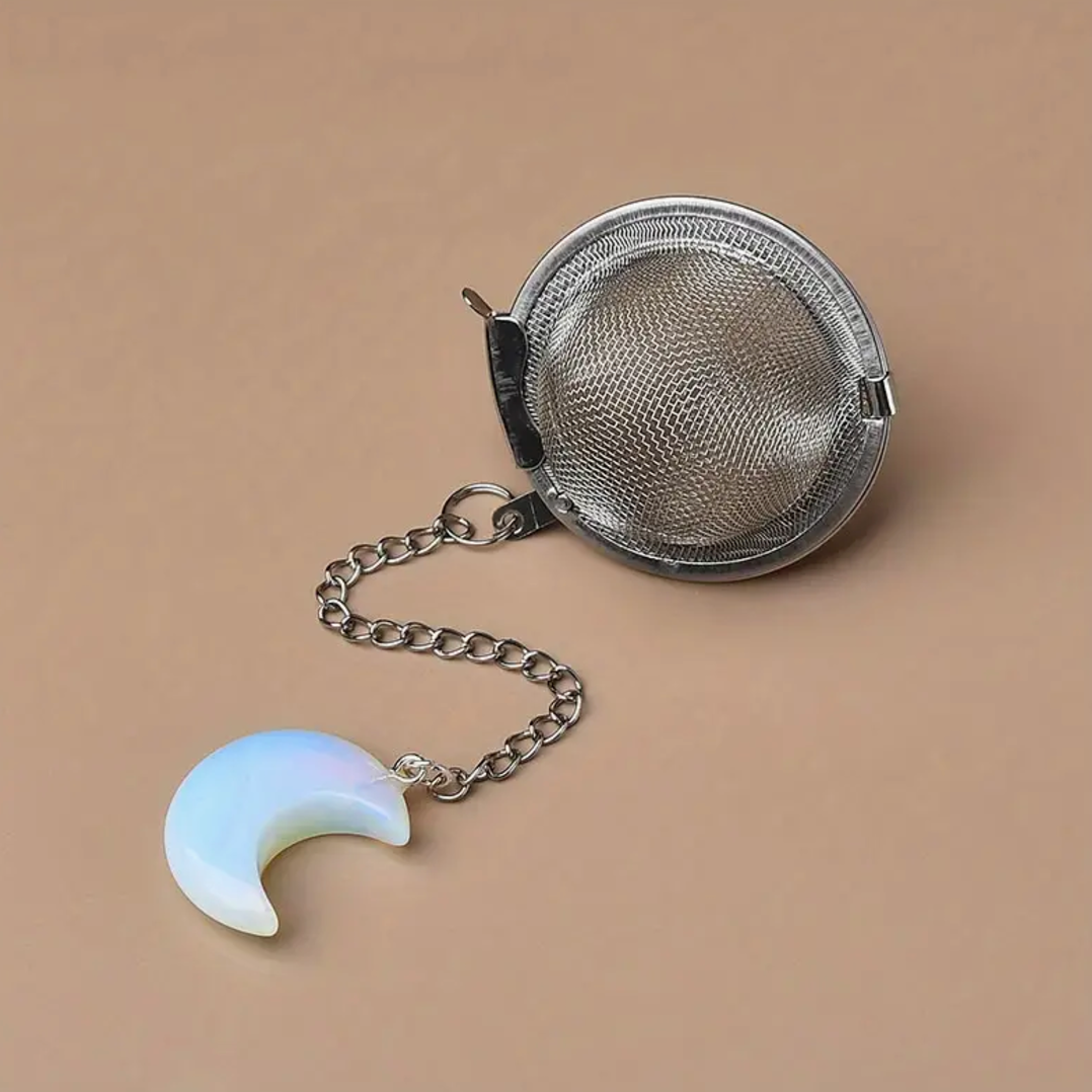 Crystal Moon Tea Infuser, Loose Leaf Tea Steeper