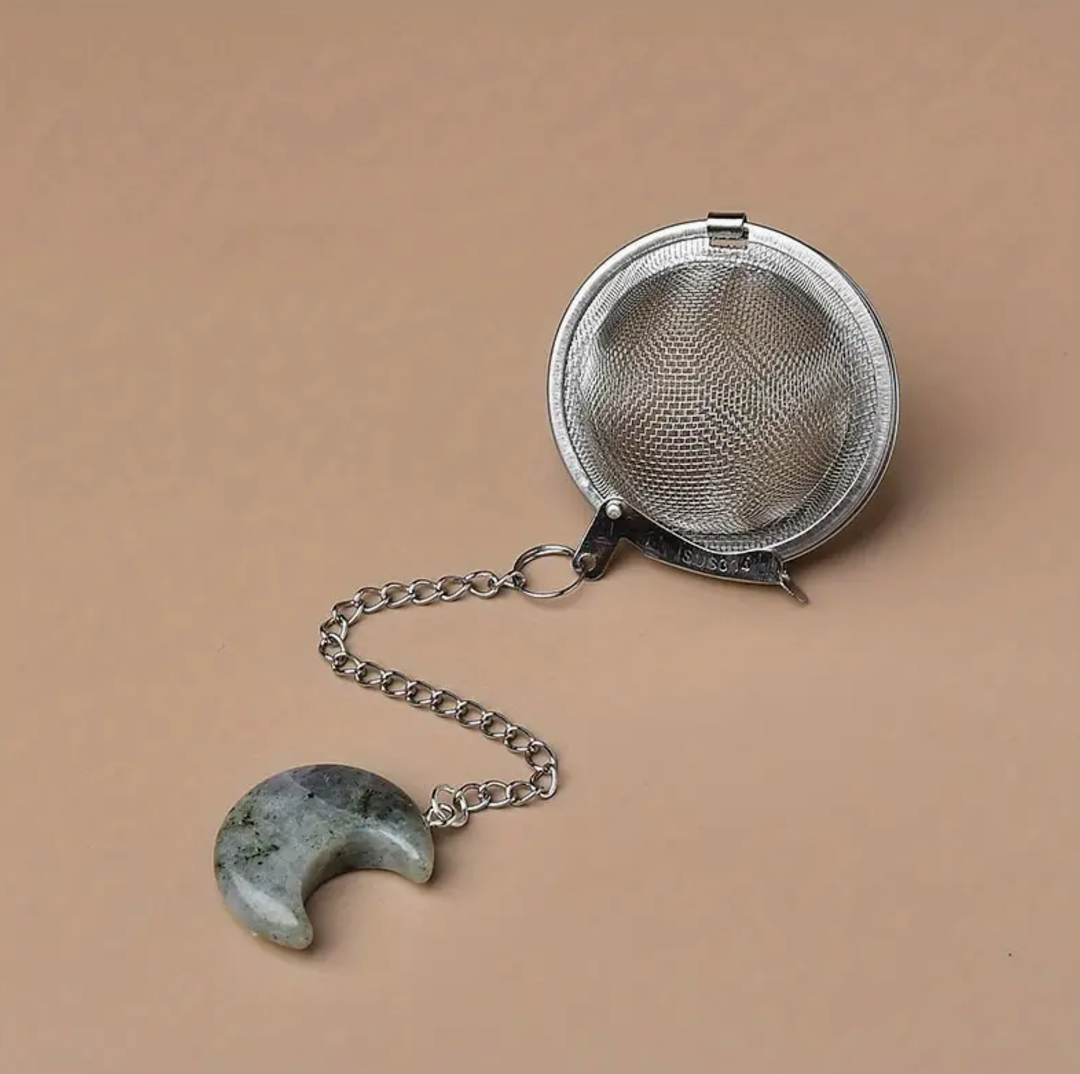 Crystal Moon Tea Infuser, Loose Leaf Tea Steeper