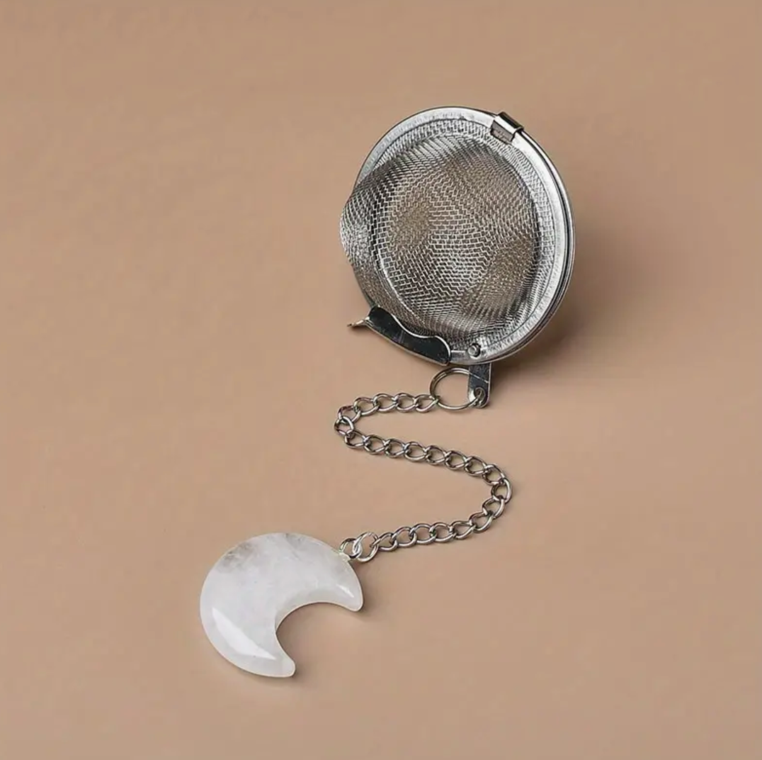 Crystal Moon Tea Infuser, Loose Leaf Tea Steeper