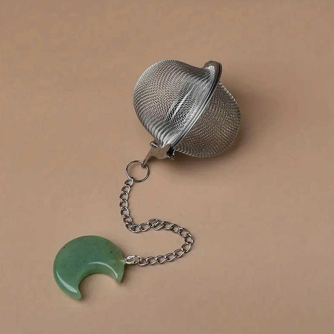 Crystal Moon Tea Infuser, Loose Leaf Tea Steeper