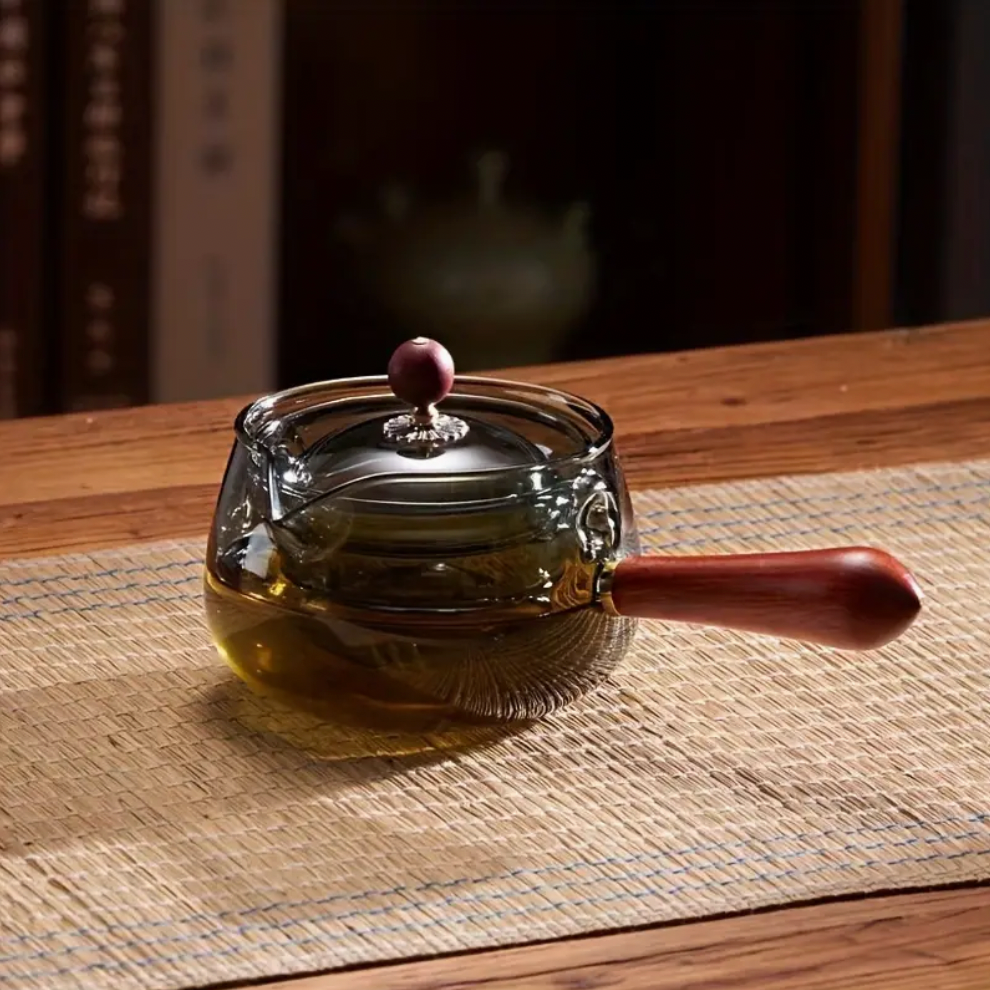 Premium Glass Tea Pot With 360° Rotating Infuser – Mother's Cupboard