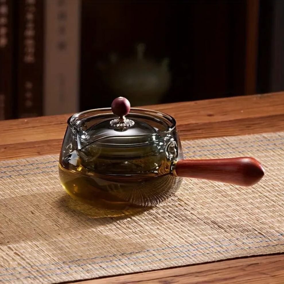 Premium Glass Tea Pot With 360° Rotating Infuser