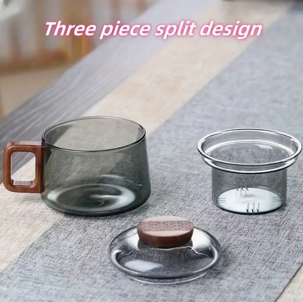 Glass Tea Mug with Steeper