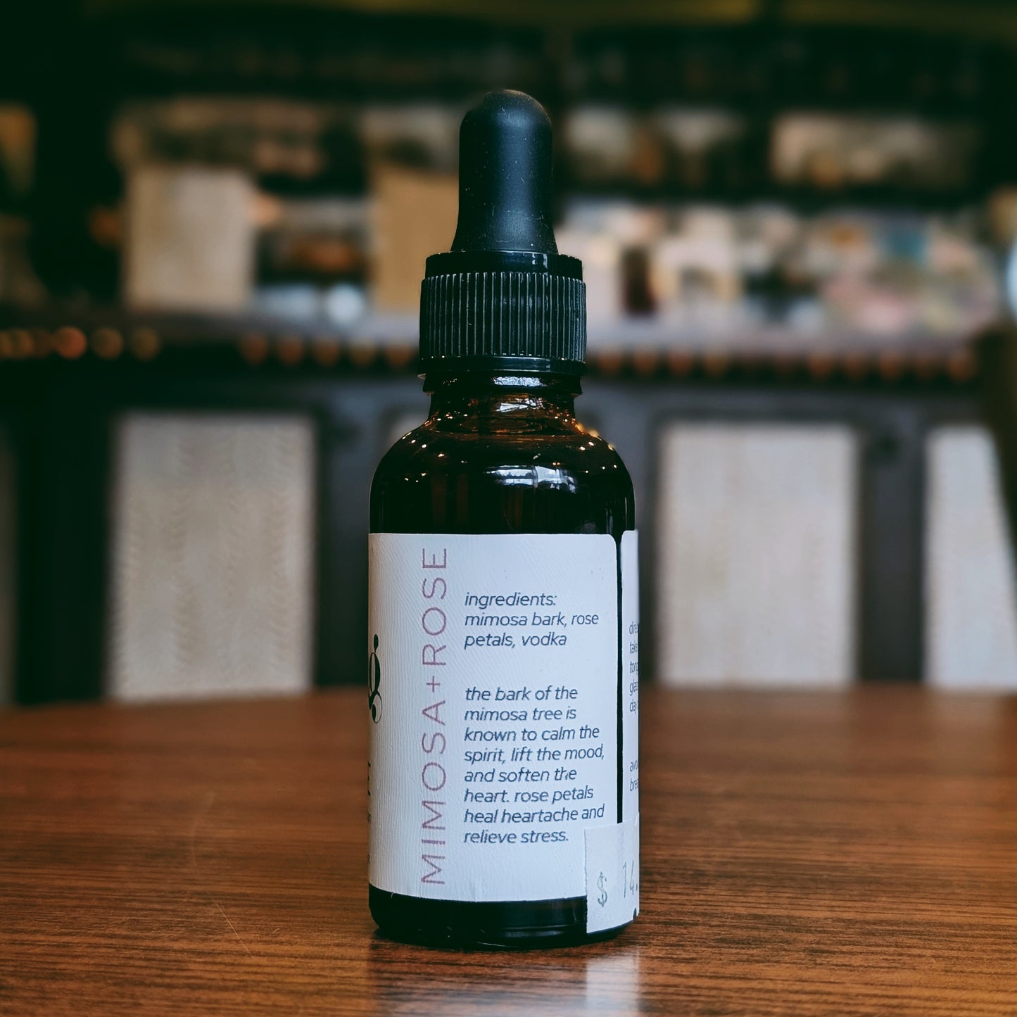 The Blessing: Heart + Ease (Mimosa Bark & Rose Petal) Tincture