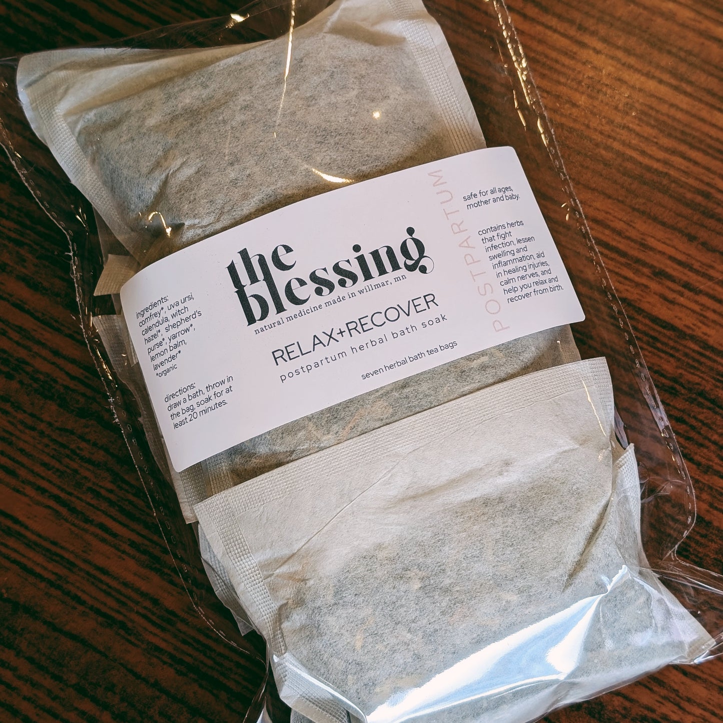 The Blessing: Relax + Recover Postpartum Herbal Bath Soak