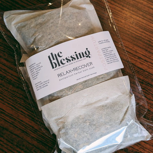 The Blessing: Relax + Recover Postpartum Herbal Bath Soak